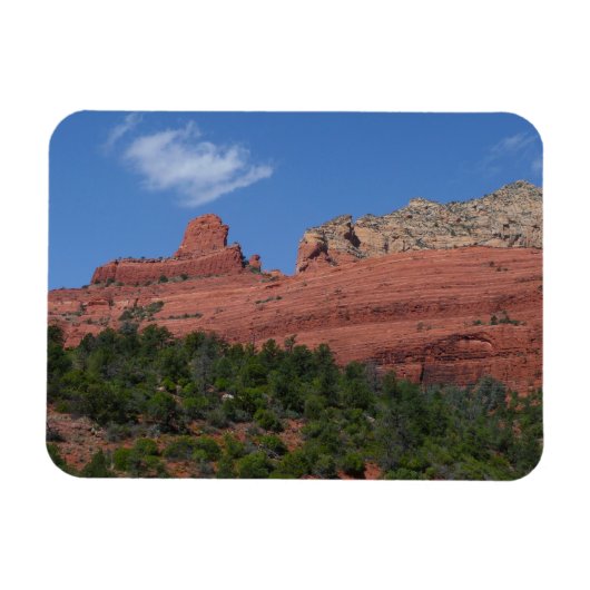 アリゾナ州セドナの蒸気船ロック写真 マグネット (横)