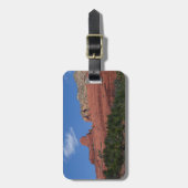 アリゾナ州セドナの蒸気船ロック写真 ラゲッジタグ (正面縦)