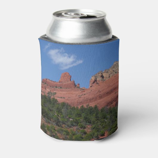 アリゾナ州セドナの蒸気船ロック写真 缶クーラー (缶裏面)