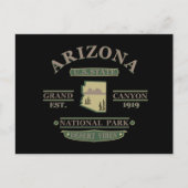 アリゾナ州セドナ国立公園グランドキャニオン シーズンポストカード (正面)