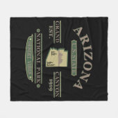 アリゾナ州セドナ国立公園グランドキャニオン フリースブランケット (正面(横))