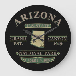 アリゾナ州セドナ国立公園グランドキャニオン ラージ壁時計