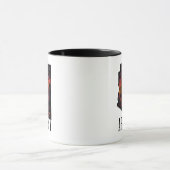 アリゾナ州タトゥースタイルデザートサンセットサボットサボテン マグカップ (中央)