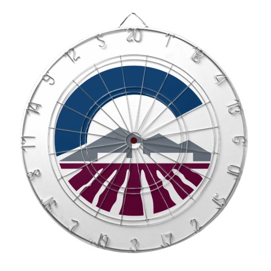 アリゾナ州チャンドラー国旗 ダーツボード (正面)