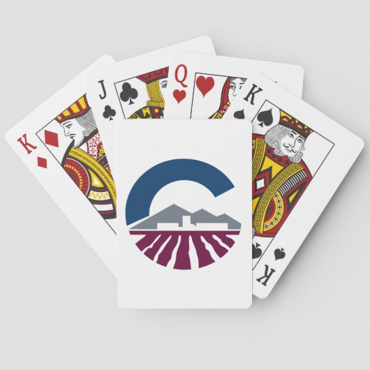 アリゾナ州チャンドラー国旗 トランプ (裏面)