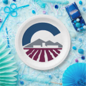 アリゾナ州チャンドラー国旗 ペーパープレート (パーティー)