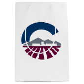 アリゾナ州チャンドラー国旗 ミディアムペーパーバッグ (正面)