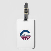 アリゾナ州チャンドラー国旗 ラゲッジタグ (正面縦)