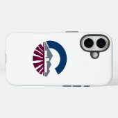 アリゾナ州チャンドラー国旗 Case-Mate iPhoneケース (裏面 (横))