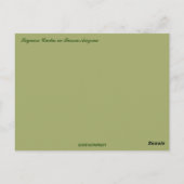 アリゾナ州ツーソンにあるサグアーロ・カッティ ポストカード (裏面)