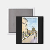 アリゾナ州ツーソンの石通レトロロードトリップ マグネット (正面/裏面)