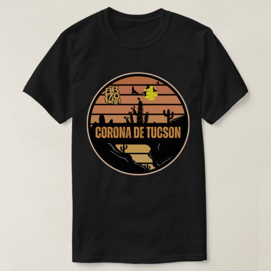 アリゾナ州ツーソンコロナ Tシャツ (デザイン正面)
