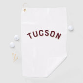 アリゾナ州ツーソンヴィンテージアーチ ゴルフタオル (インサイチュ)