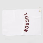 アリゾナ州ツーソンヴィンテージアーチ ゴルフタオル (横)