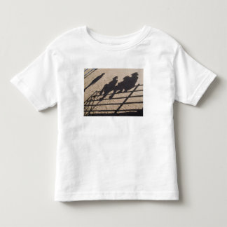アリゾナ州ツーソン:ロデオ競技者の影 トドラーTシャツ