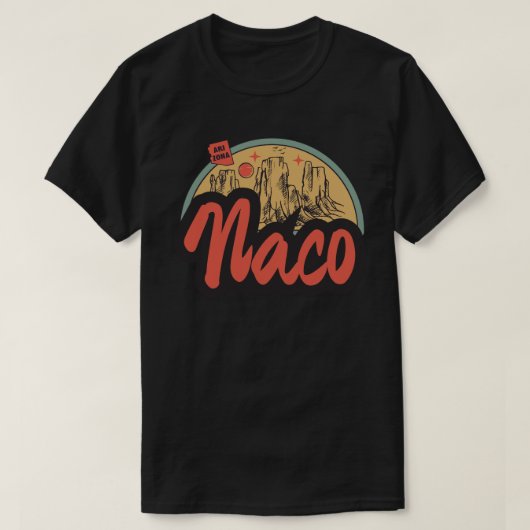アリゾナ州ナコ Tシャツ (デザイン正面)