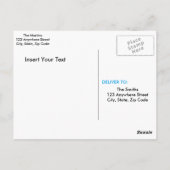 アリゾナ州ハバスレイクシティのロンドンブリッジ ポストカード (裏面)