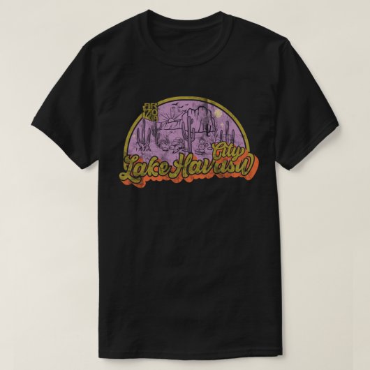 アリゾナ州ハバス湖シティ Tシャツ (デザイン正面)