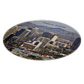 アリゾナ州フェニックスのダウンタウンビュー カッティングボード (角)