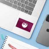 アリゾナ州フェニックス国旗 シール (ノートパソコンとiPhone)