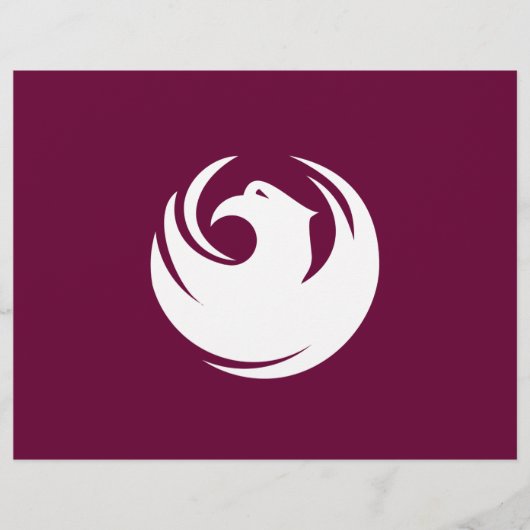 アリゾナ州フェニックス州旗を持つレターヘッド レターヘッド (正面)