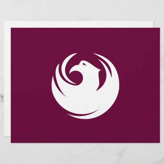 アリゾナ州フェニックス州旗を持つレターヘッド レターヘッド (正面/裏面)