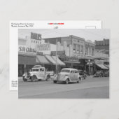 アリゾナ州フェニックス通りシーン1940 ポストカード (正面/裏面)