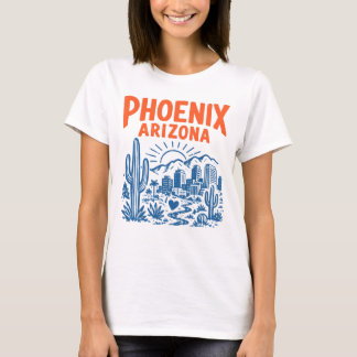 アリゾナ州フェニックス グルービーシティ Tシャツ