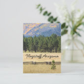 アリゾナ州フラッグスタッフカラフル ポストカード (スタンド正面)