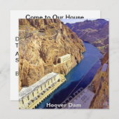 アリゾナ州フーバーダム 招待状 (正面/裏面)