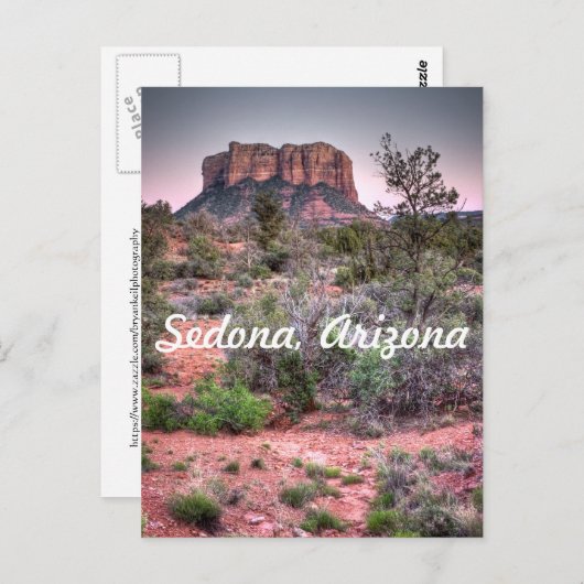 アリゾナ州ベルロックセドナ ポストカード (正面/裏面)