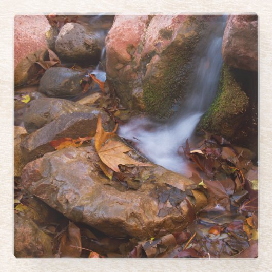 アリゾナ州ペイソンでストリーム ガラスコースター (正面)