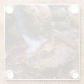 アリゾナ州ペイソンでストリーム ガラスコースター (裏面)