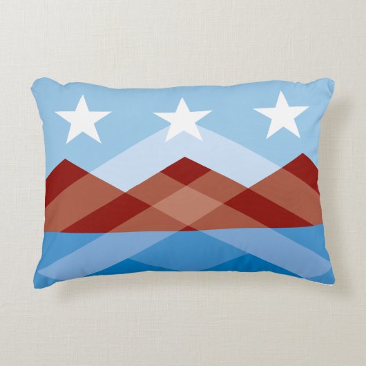 アリゾナ州ペオリア国旗 アクセントクッション (正面)