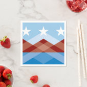 アリゾナ州ペオリア国旗 スタンダードカクテルナプキン (インサイチュ)