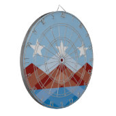 アリゾナ州ペオリア国旗 ダーツボード (正面左)