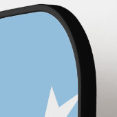 アリゾナ州ペオリア国旗 ピックルボールラケット (左詳細)