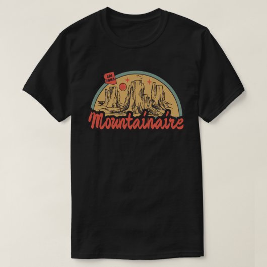 アリゾナ州マウンテナイア Tシャツ (デザイン正面)