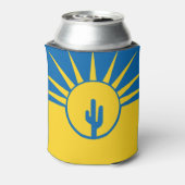アリゾナ州メサ州旗クーラーボックス 缶クーラー (缶裏面)