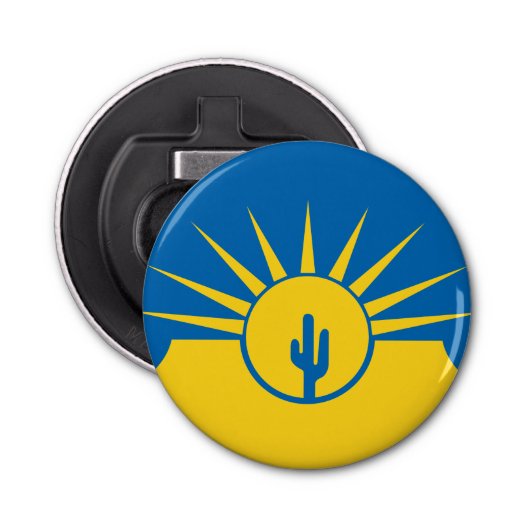 アリゾナ州メサ州旗ボトル開放兵 栓抜き (正面)