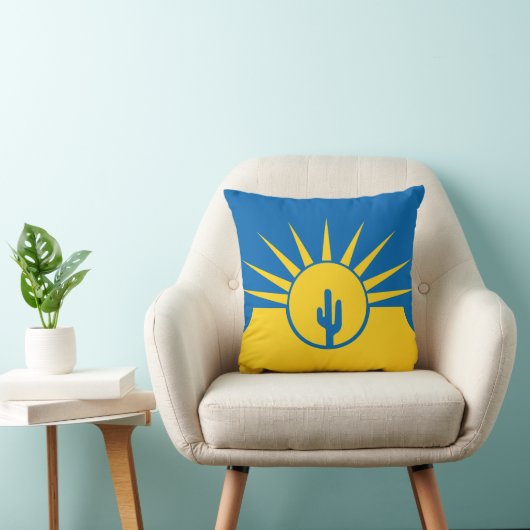 アリゾナ州メサ州旗装飾用クッション クッション (椅子)