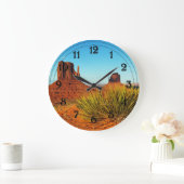 アリゾナ州モニュメントバレー ラージ壁時計 (ホーム)