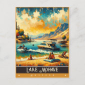 アリゾナ州モハス湖 |ヴィンテージ絵画ー ポストカード (正面)