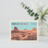 アリゾナ州ユタ州ナバホ・トライバル・パーク・モニュメント・バレー ポストカード (スタンド正面)