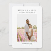 アリゾナ州レイクハヴァスゥ 結婚式 Save the Date 招待状 (裏面)