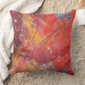 アリゾナ州レッドペトリファイドウッド詳細 クッション (ブランケット)