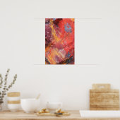 アリゾナ州レッドペトリファイド詳細 ポスター (キッチン)