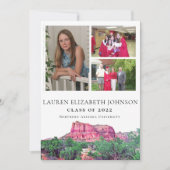 アリゾナ州北部3写真卒業発表 案内状 (正面)