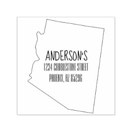 アリゾナ州差出人住所 セルフインキングスタンプ