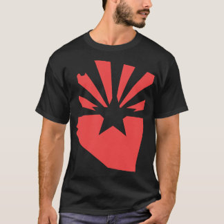 アリゾナ州旗のロゴ Tシャツ